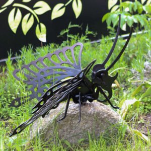 gelyno dekoracija drugelis iš šono