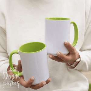 salotinis 450 ml didelis puodelis su spauda matomas vidus